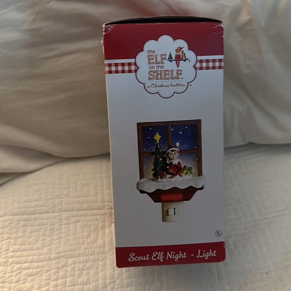 Elf on the Shelf nightlight in box Scout Elf night time sky in window Xmas nice - Picture 8 of 16